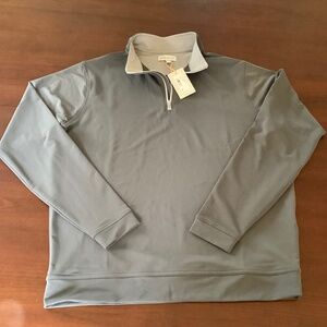 Peter Millar, Quarter Zip, Size M, Gray